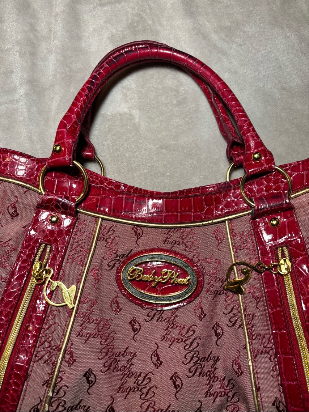 Baby phat Y2K tote shoulder bag - Picture 4 of 8